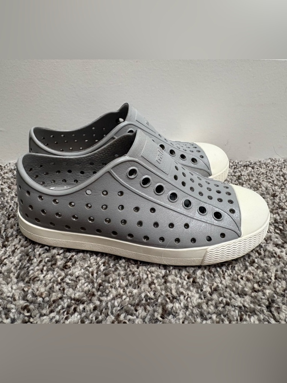 Native Waterproof Slip-On Perforated Rubber Sneakers Toddler 10c